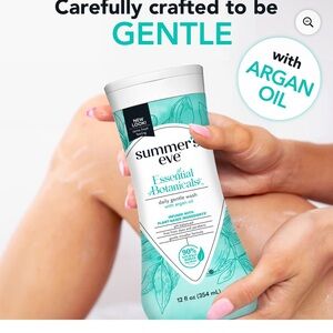 Summer's Eve Essential Botanicals Gentle Wash with Argan Oil pH Balanced, 12oz